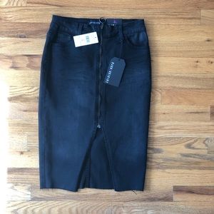 Fashion Nova Highwaisted Zipper Skirt